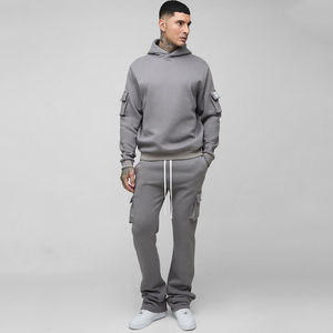 Conjunto Deportivo Personalizado para Hombre, Sudadera con Capucha y Pantalones Deportivos, Tejido Transpirable para un Atuendo Deportivo Cómodo para el Gimnasio - Product Image 1