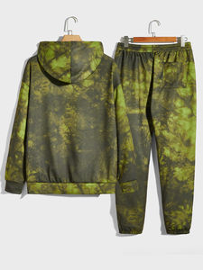 Conjunto Deportivo Tie Dye Personalizado para Hombre, Disponible en Todas las Tallas, Ropa Deportiva Tie Dye para Hombre al por Mayor para Invierno - Product Image 2