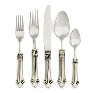 Artisanal ชุดเครื่องใช้บนโต๊ะอาหาร4ชิ้นมีด้ามจับสีดำและสีเงินสแตนเลสดีไซน์แบบอเมริกัน - Product Image 4