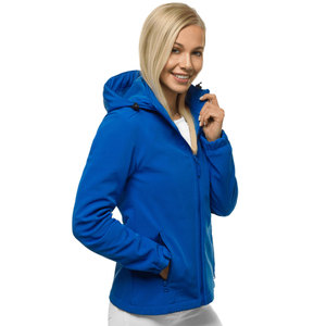 Veste Softshell en tissu respirant et imperméable pour l'extérieur pour femmes, nouvelle conception OEM - Product Image 2