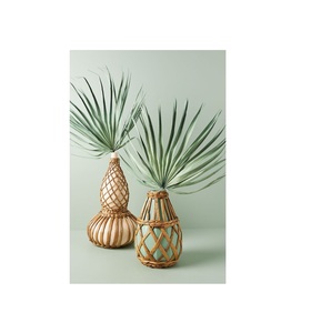 Jardinières en filet de rotin en fer faites à la main Design personnalisé Pots de fleurs d'intérieur et d'extérieur Jardinière à noyau décoratif - Product Image 1