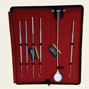 High Quality Equine Dental Periodontal Instrument Set with Long <b>Handle</b> Veterinary Probe Mouth Mirror <b>Pick</b> for Equine Dental Care - Product Image 5