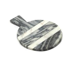 Planche à découper élégante en bois et en marbre avec finition naturelle parfaite pour accessoire de cuisine - Product Image 6