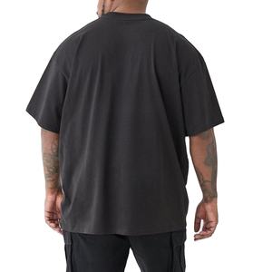 Camiseta de manga corta de algodón de alta calidad para hombre 2025, impresa personalizada y transpirable - Product Image 4