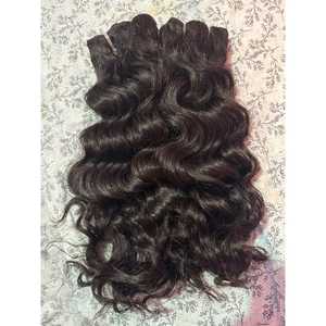 Vente en gros d'extensions de cheveux humains brésiliens et indiens 100% vierges bruts non traités prix bon marché - Product Image 3