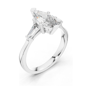 Anillo Solitario con Diamante de Laboratorio de 1.47 CT para Mujer, Claridad VVS-VS EF, Oro de 18KT, 14KT, 10KT y Plata 925, Oro Rosa, Amarillo, Blanco - Product Image 5