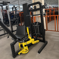 Machine d'abduction et d'adduction des hanches avec pile de poids, entraîneur de cuisses intérieures et extérieures pour la musculation en salle de sport commerciale