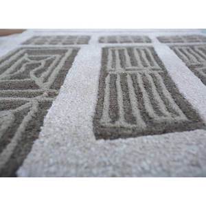 Alfombra de Lana y Viscosa Azul Lineal Top-163, Hecha a Mano, con Patrón Abstracto para Uso Doméstico - Product Image 3