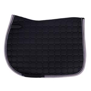 Tapis de selle de dressage matelassé en velours bleu/fournisseur de tapis de selle en gros expédition dans le monde entier 2025 - Product Image 4