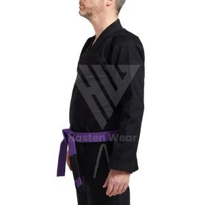 Ensembles uniformes de karaté à manches longues en tissu doux confortable uniformes de karaté ajustés réguliers de haute qualité respirants - Product Image 4