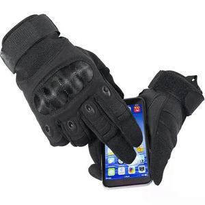 Gants tactiques de moto à articulation dure de haute qualité Gants d'écran tactile robustes de combat avec doigt complet avec logo personnalisé - Product Image 3