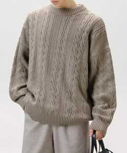 เสื้อสเวตเตอร์ผู้ชายแบบถัก 100% ผ้าฝ้ายใหม่ คุณภาพสูง สำหรับฤดูหนาว บริการ OEM/ODM โลโก้ด้านหน้า ระบายอากาศได้ดี แขนยาว - Product Image 3