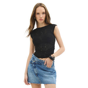 Blusa Elegante para Mujer, 100% Algodón, Talla XL, Estilo Casual, Camisa de Oficina con Logotipo Frontal, Blusas Coloridas para Damas - Product Image 5