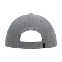 Gorra de Béisbol Unisex Gris de 6 Paneles, 100% Algodón Jersey, Ajustable, Informal, para Adultos, Color Sólido, para las Cuatro Estaciones
