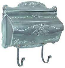 Grande boîte aux lettres extérieure en acier galvanisé avec finition résistante aux intempéries et design verrouillable parfaite pour une utilisation dans le jardin domestique - Product Image 3