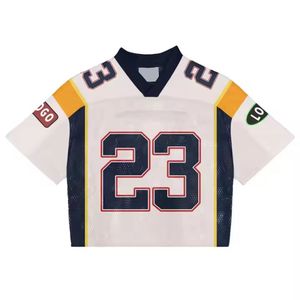 Maillot de football américain de grande taille, poids lourd et bonne qualité, impression de broderie par sublimation et confortable, à vendre - Product Image 4