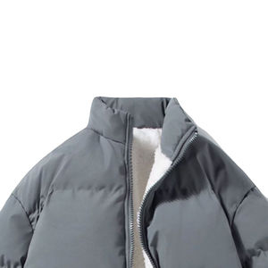 New Design Fashion Wholesale Custom Puffer Jacket <b>Men</b> Quilted Puffer Jacket With Breathable Hood White Puffer Jacket for <b>Men</b> - Product Image 5