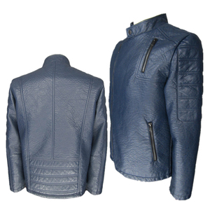 Vintage Distressed Genuine Coated <b>Waterproof</b> Zippered Jacket Men Slim Fit Biker Motorcycle <b>Warm</b> Winter Fashion Casual Outerwear - Product Image 1