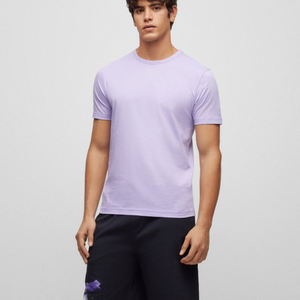 Vente en gros 100% t-shirt en coton biologique pour hommes conception personnalisée vierge de haute qualité 220 grammes style uni - Product Image 2