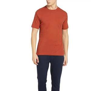 Camiseta de Algodón Ligera para Hombre, 100% Algodón, Corte Ajustado, Manga Corta, en Oferta Online - Product Image 4