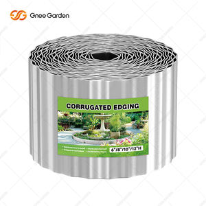Borde de Jardín de Acero Laminado en Frío Plateado de 10'*20', Flexible y sin Herramientas, para Jardín y Macizos de Flores - Product Image 2