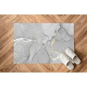 Alfombra con Estampado de Mármol Gris: Moderna, de Lujo, Fácil de Limpiar, para Sala de Estar, Alfombra de Terciopelo - Product Image 5