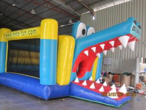 <b>Inflatable</b> PVC Crocodile Jumping Castle for <b>Kids</b> Adventure Parks City Parks Commercial Outdoor Use - Product Image 2