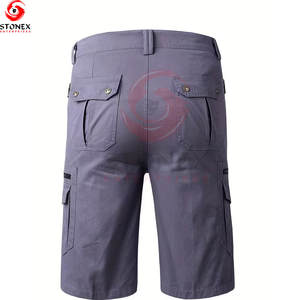 กางเกงขาสั้นคาร์โก้ผู้ชายแบบสวมใส่สบาย ระบายอากาศได้ดี ขนาดใหญ่พิเศษ พร้อมปักโลโก้ตามสั่ง ขายส่ง - ผ้าฝ้ายคุณภาพสูง แห้งเร็ว แฟชั่นทันสมัย - Product Image 2