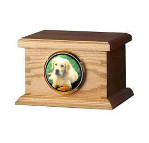 High Quality American-Style Handmade Wood Cremation <b>Urns</b> Modern Design Funeral Ashes Vessels for Cats and <b>Dogs</b> Wholesale - Product Image 2