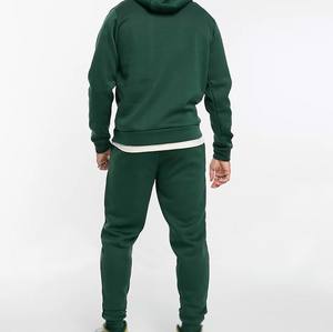 Chándal de algodón con cremallera GSM 500 100% para hombre, soporte único, nuevo cierre con cordón, calidez de invierno, conjuntos transpirables de ajuste cómodo - Product Image 2