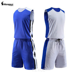 Conjunto de camisetas de baloncesto para hombre, uniformes reversibles de doble cara para la universidad, trajes de entrenamiento deportivo transpirables de secado rápido - Product Image 5