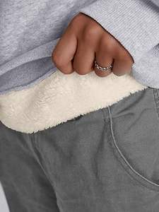 Sudadera de Forro Polar Extra Grande de Alta Calidad para Mujer, con Logotipo Personalizado, Cuello Redondo, Hombros Caídos, Informal, Deportiva, con Capucha Larga - Product Image 5