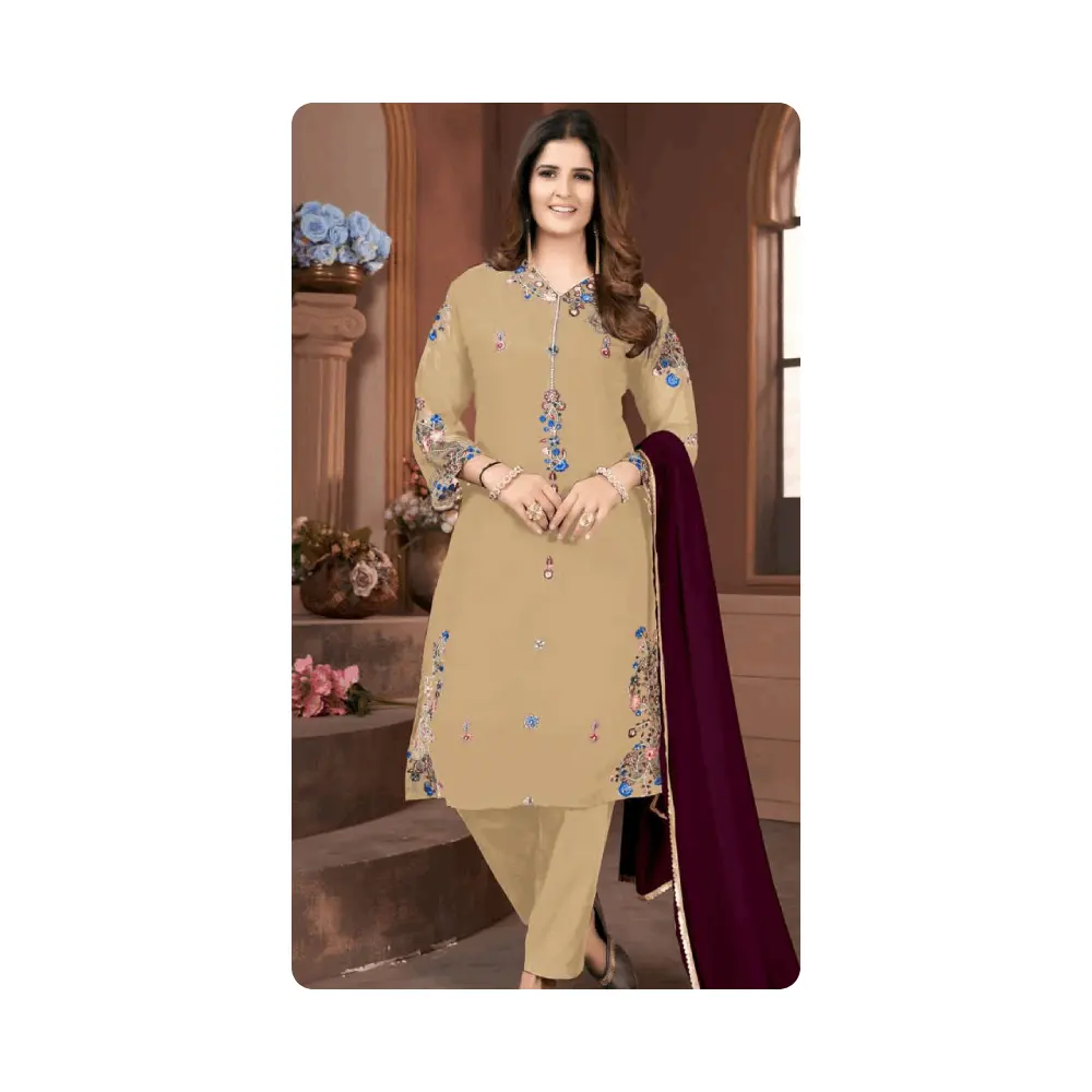 Ausgefallene Party Hochzeit Indische Pakistani sche Hemden Kurtis New Shalwar Kameez Design Kleid Frauen Kleidung für Mädchen Kollektion