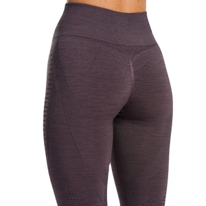 Leggings de sport décontractés pour femmes, sans coutures, tie-dye, couleur unie, respirants, antibactériens, avec taille élastique, tailles 2026 - Product Image 5
