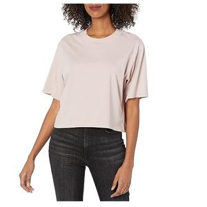 Customized 100% Cotton Women's <b>T</b>-<b>Shirt</b> Single Jersey Short Sleeve Solid Oversized Breathable Plus Size Casual Eco-Friendly ODM - Product Image 1