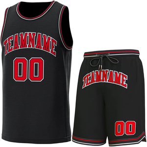 Conjunto de uniforme de baloncesto Reversible personalizado de alta calidad para hombres, equipo completo transpirable, diseño de talla grande para ropa deportiva de verano - Product Image 4