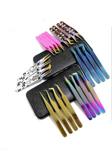 Pinzas Profesionales para Extensión de Pestañas Kaamir Instruments, Acero Inoxidable, 10 mm, Suaves, Antimagnéticas, para Aislamiento de Pestañas de Volumen - Product Image 2