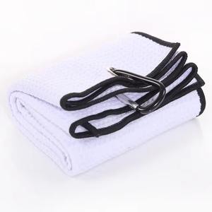 Wholesale Printing Sports Gym <b>Towel</b> Custom <b>Waffle</b> Magnetic Golf <b>Towel</b> With Logo In Multicolor - Product Image 5