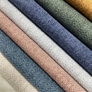 Tissus d'ameublement de luxe de haute qualité 100% <span class=keywords><strong>polyester</strong></span>, imitation <span class=keywords><strong>lin</strong></span>, pour rideaux et canapés - Product Image 2