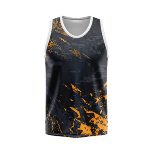 Women's Criss-<b>Cross</b> Neck Tank <b>Top</b> Sublimation Print Sporty Style Quick Dry 100% Polyester Knitted Sleeveless Athletic Fit OEM - Product Image 4