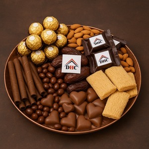 Le superbe plateau de service à chocolat en métal améliore la décoration de votre maison tout en offrant une belle façon de servir vos meilleures friandises à vos invités - Product Image 4