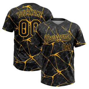 Camisetas de Béisbol y Sóftbol Personalizadas con Sublimación, Dos Botones, Bordado Personalizado con Nombre y Números, Malla Transpirable, Manga Corta - Product Image 4