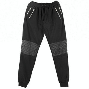 Pantalones Deportivos de Cintura Media con Doble Cremallera, Diseño OEM ODM, 100% Algodón, Personalizados, para Hombre, Ropa Casual de Calle, para Correr, Sudar y Pantalones de Chándal - Product Image 1