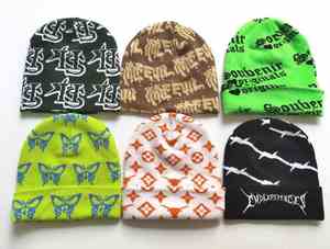 หมวกอะคริลิคแฟชั่นสำหรับฤดูหนาว พิมพ์ลายทั้งใบ พร้อมปักโลโก้ตามสั่ง อุ่นสบาย เหมาะสำหรับชายหาด ธุรกิจ การเดินทาง ใช้ได้ทั้งชายและหญิง รับผลิตแบบ OEM 100% - Product Image 5