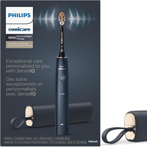 Brosse à dents électrique Philips Sonicare DiamondClean 9900 Prestige - avec technologie SenseIQ et application IA avancée, 5 modes de brossage - Product Image 3