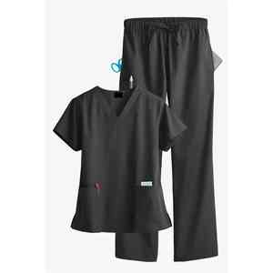 Ventes chaudes Uniformes d'hôpital personnalisés de haute qualité Ensembles de blouses d'infirmière extensibles à séchage rapide pour femmes Vente en gros - Product Image 1