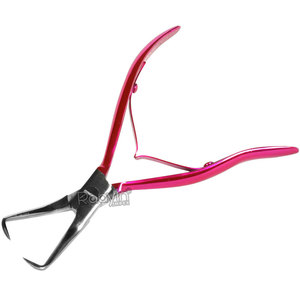 Pinzas para Extensiones de Cabello de Acero Inoxidable con Acabado Satinado, Punta Redondeada para Remover Anillos, Eslabones y Cuentas, Uso Comercial - Product Image 5