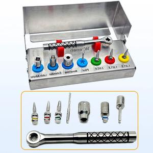 Kit de Expansión Ósea Dental, Implante Quirúrgico, Kit de Extracción de Implantes Dentales, Juego de Expansores Óseos, Llave de Trinquete para Extraer Implantes Rotos - Product Image 1
