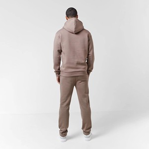 Ensemble de survêtement unisexe respirant pour l'hiver, style streetwear urbain surdimensionné, style hip-hop, logo personnalisé imprimé, vente en gros d'usine - Product Image 3