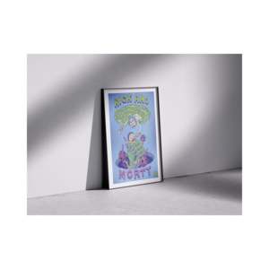 Póster Enmarcado de Rick y Morty de Estilo Moderno, Material de Lienzo, Decoración de Pared para Cumpleaños, Póster de Papel - Product Image 4